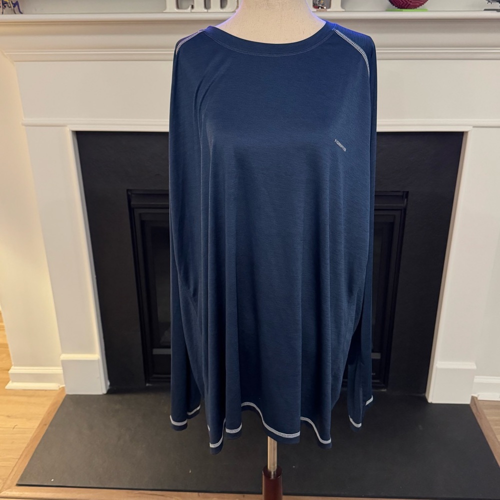 Fish Hippie Performance Long Sleeve Top – Navy – Men’s 3XL